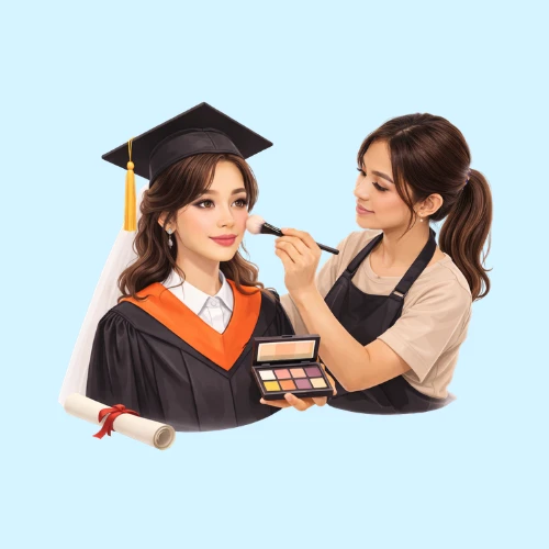 แต่งหน้ารับปริญญา